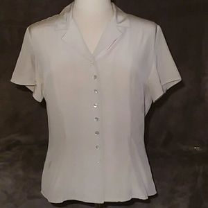 Casual Corner 100% Silk Top